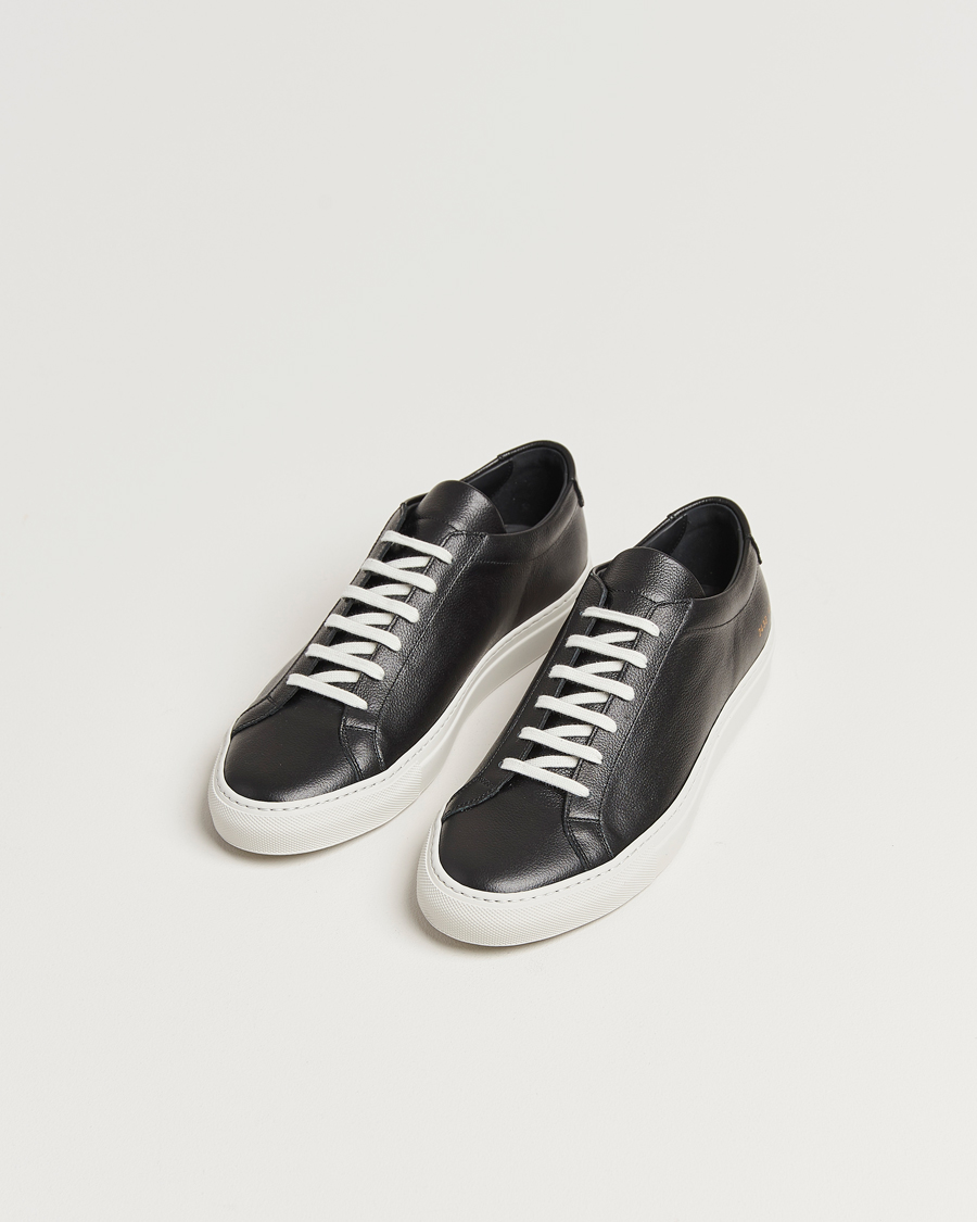 Herren |  | Common Projects | Original Achilles Pebbled Leather Sneaker Black