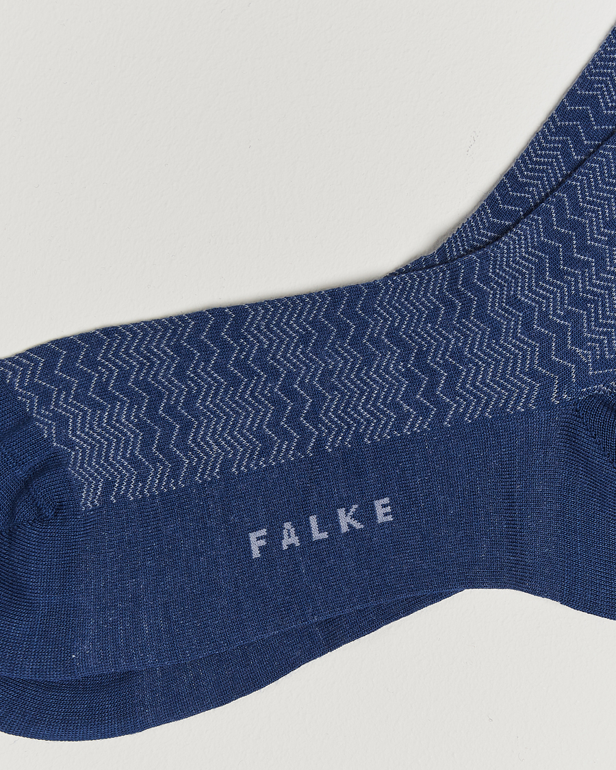 Herren |  | Falke | Mighty Nest Wool/Cotton Socks Royal Blue