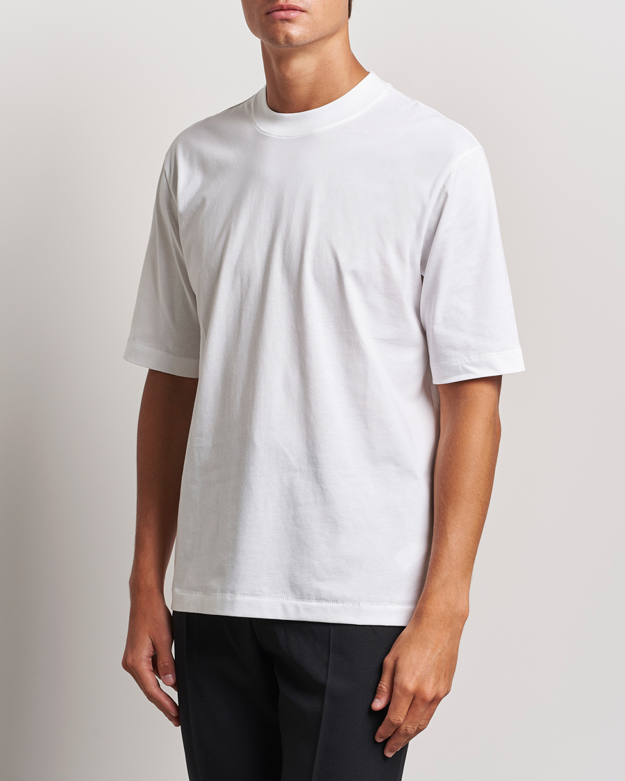 Herren |  | Filippa K | Mock Neck T-Shirt White