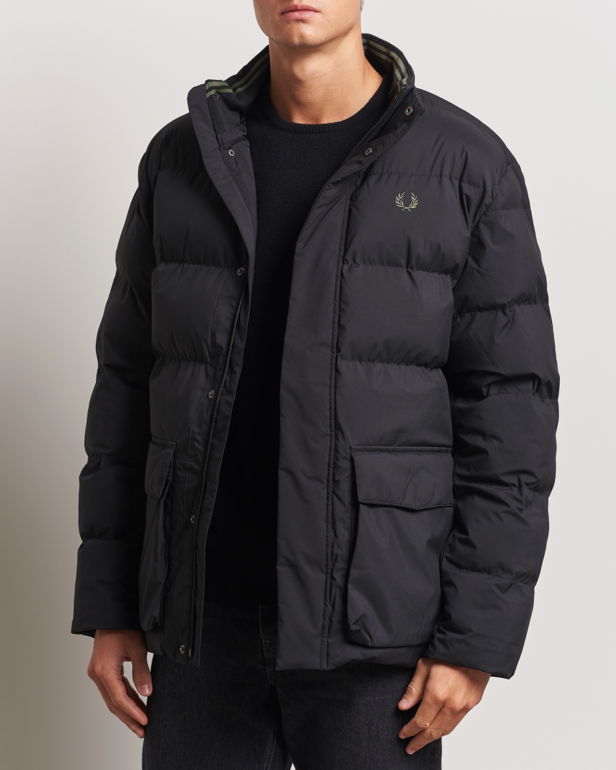 Herren |  | Fred Perry | Padded Pocket Down Jacket Black