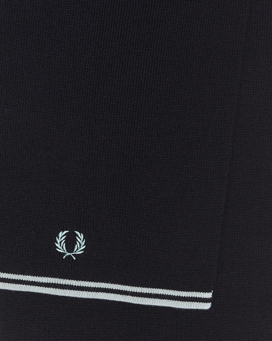 Herren |  | Fred Perry | Twin Tipped Merino Wool Scarf Navy