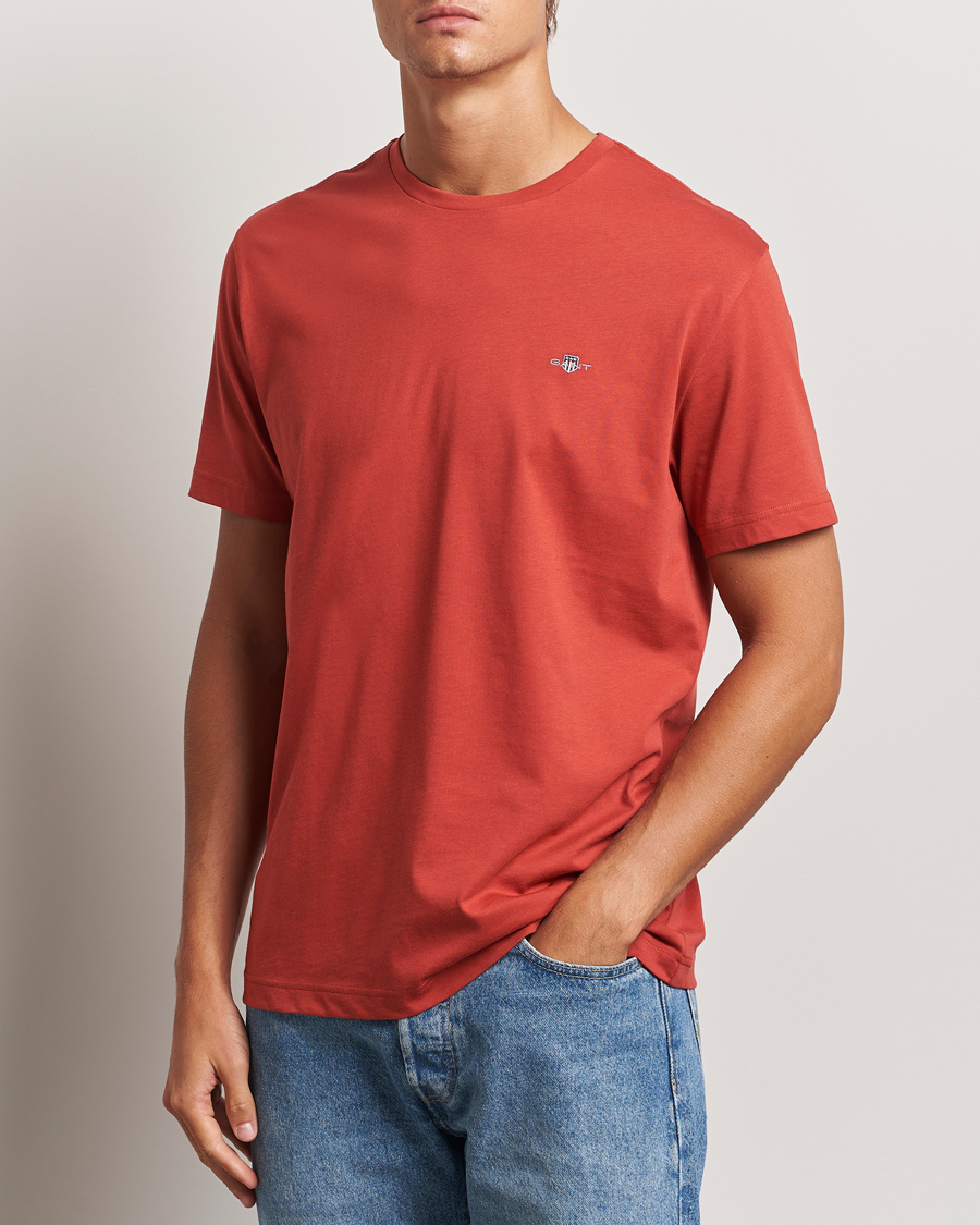 Herren |  | GANT | The Original T-Shirt Iron Red