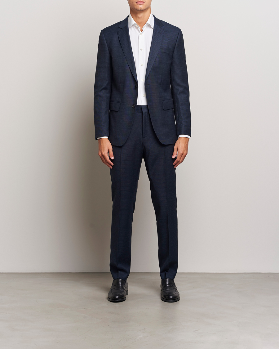 Herren |  | BOSS BLACK | Huge Wool Suit Open Blue