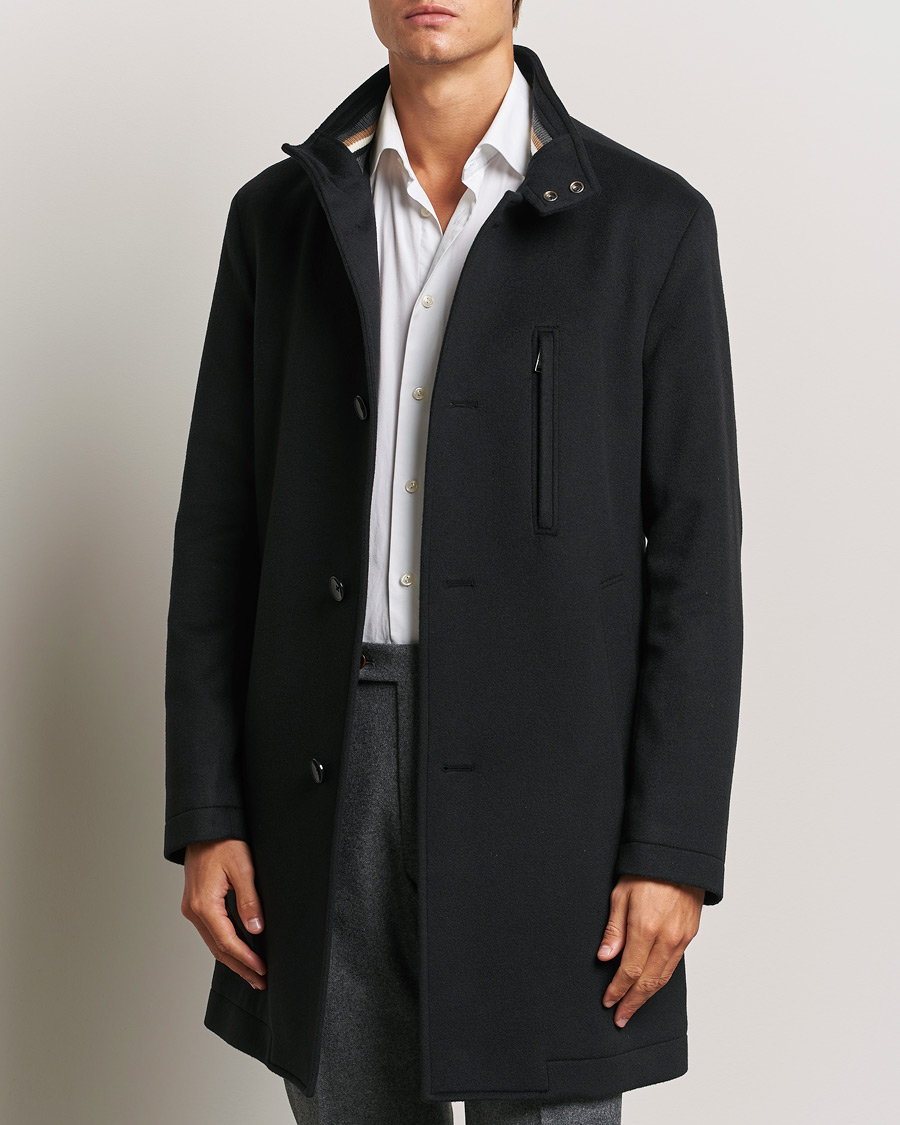 Herren | Jacken | BOSS BLACK | Hyde Stand Up Collar Coat Black