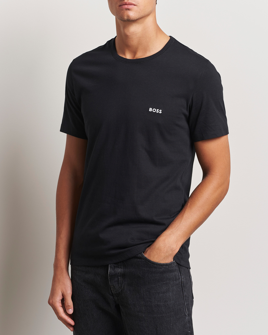 Herren | T-Shirts | BOSS BLACK | 3-Pack Crew Neck T-Shirt Black/Navy/Green