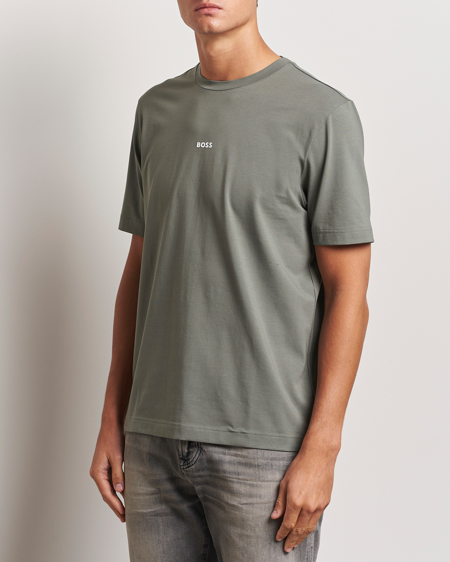 Herren |  | BOSS ORANGE | Tchup Logo Crew Neck T-Shirt Open Grey