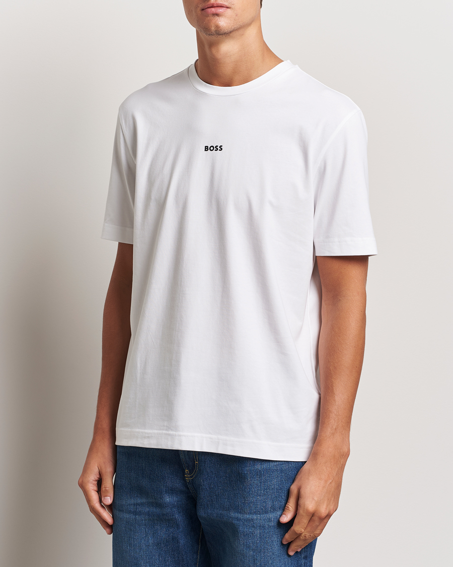 Herren |  | BOSS ORANGE | Tchup Logo Crew Neck T-Shirt White