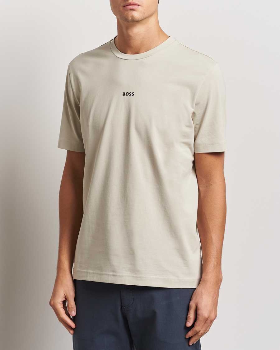 Herren |  | BOSS ORANGE | Tchup Logo Crew Neck T-Shirt Light Beige