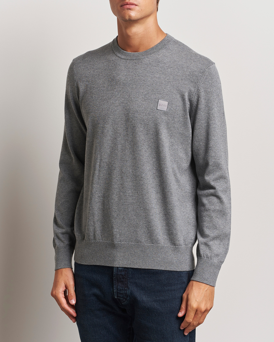 Herren |  | BOSS ORANGE | Kanovano Knitted Sweater Light Grey