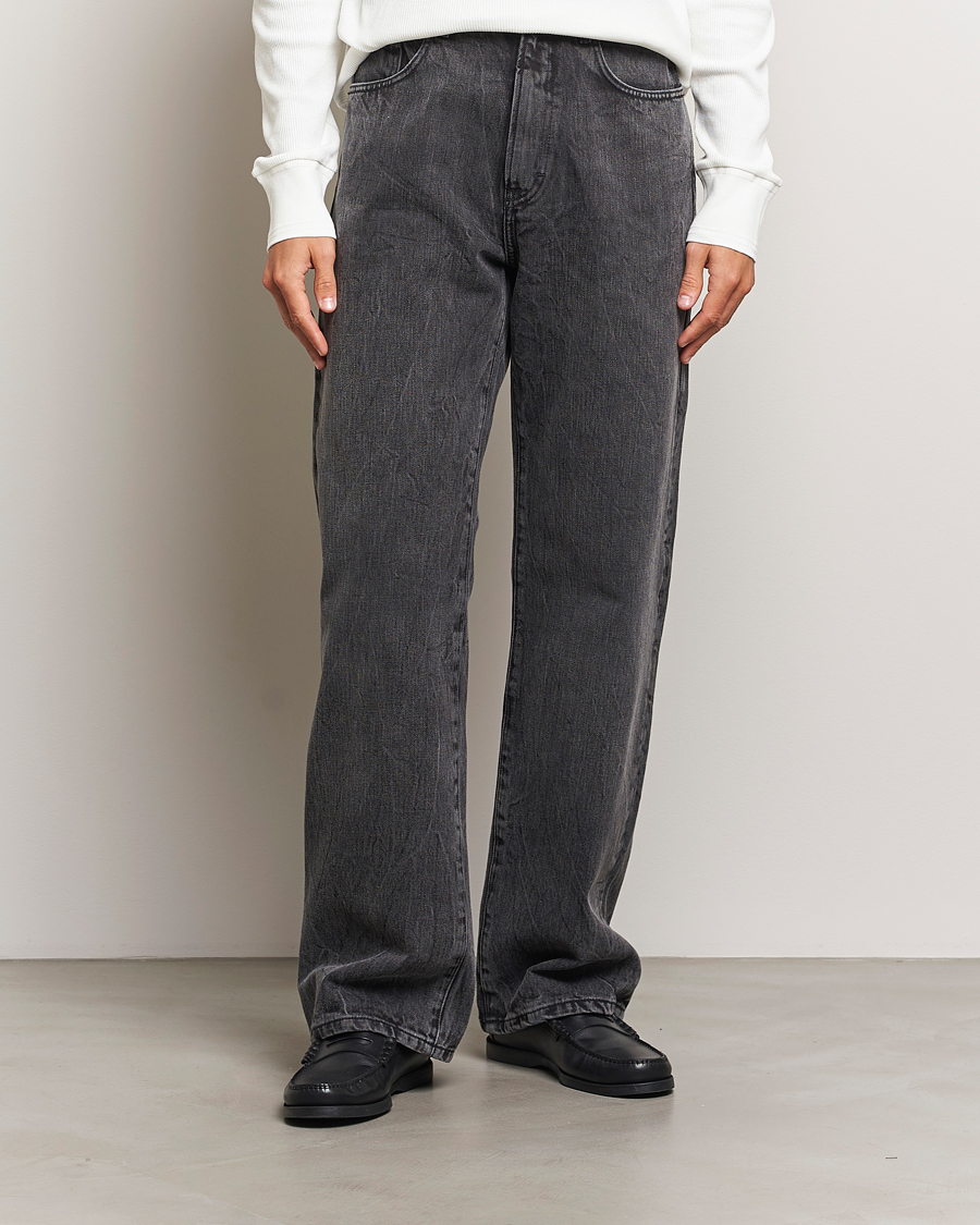 Herren | Relaxed fit | Jeanerica | VM009 Vega Canvas Trousers Black Firenze