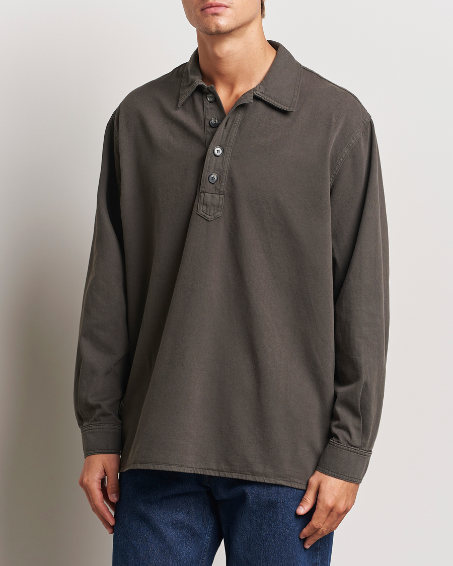 Herren |  | Jeanerica | Lala Popover Shirt Warm Grey