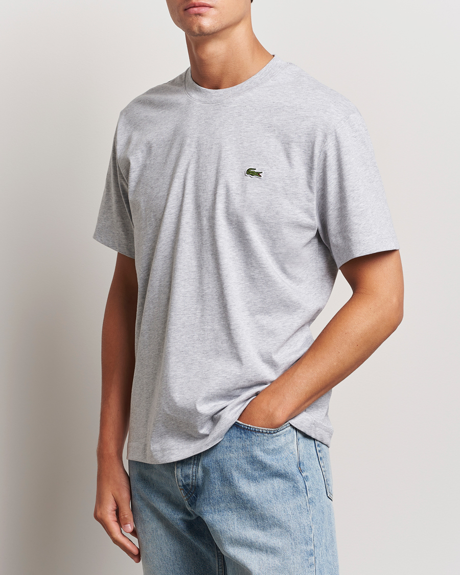 Herren |  | Lacoste | Crew Neck T-Shirt Silver Chine