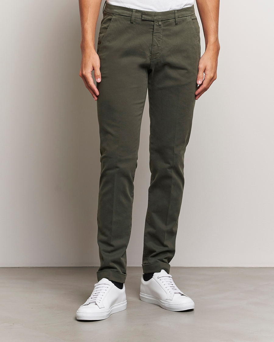 Herren |  | Briglia 1949 | Slim Fit Cotton Stretch Chino Military