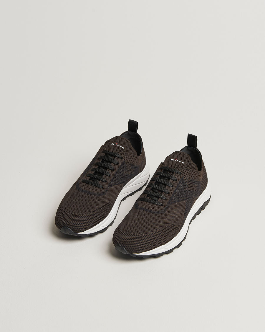 Herren |  | Kiton | Running Sneakers Dark Brown