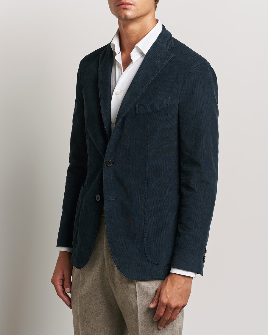 Herren |  | Boglioli | K Jacket Corduroy Blazer Navy