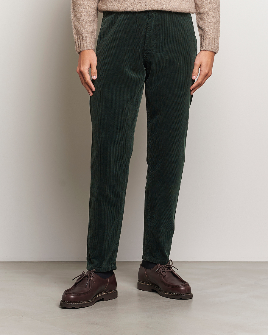 Herren |  | Aspesi | Corduroy Pants Dark Green