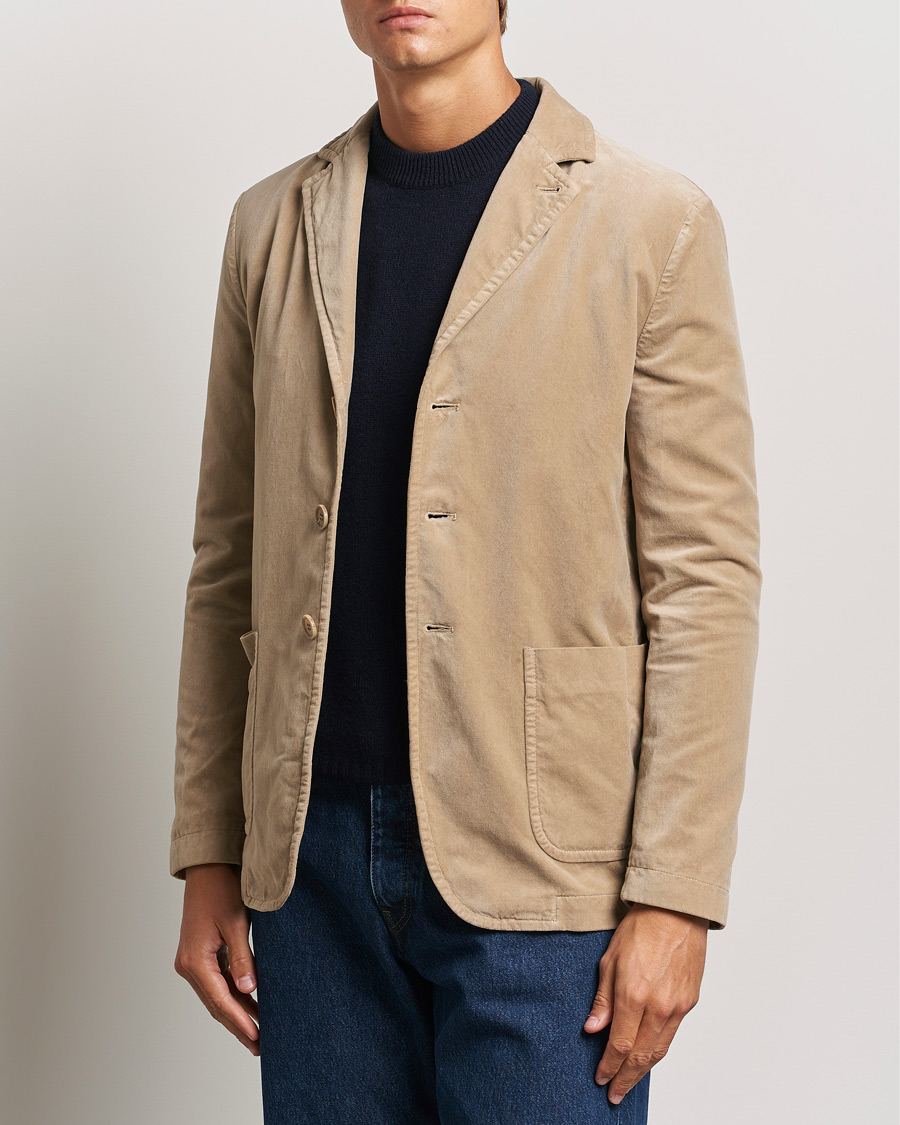 Herren |  | Aspesi | Velvet Casual Jacket Beige