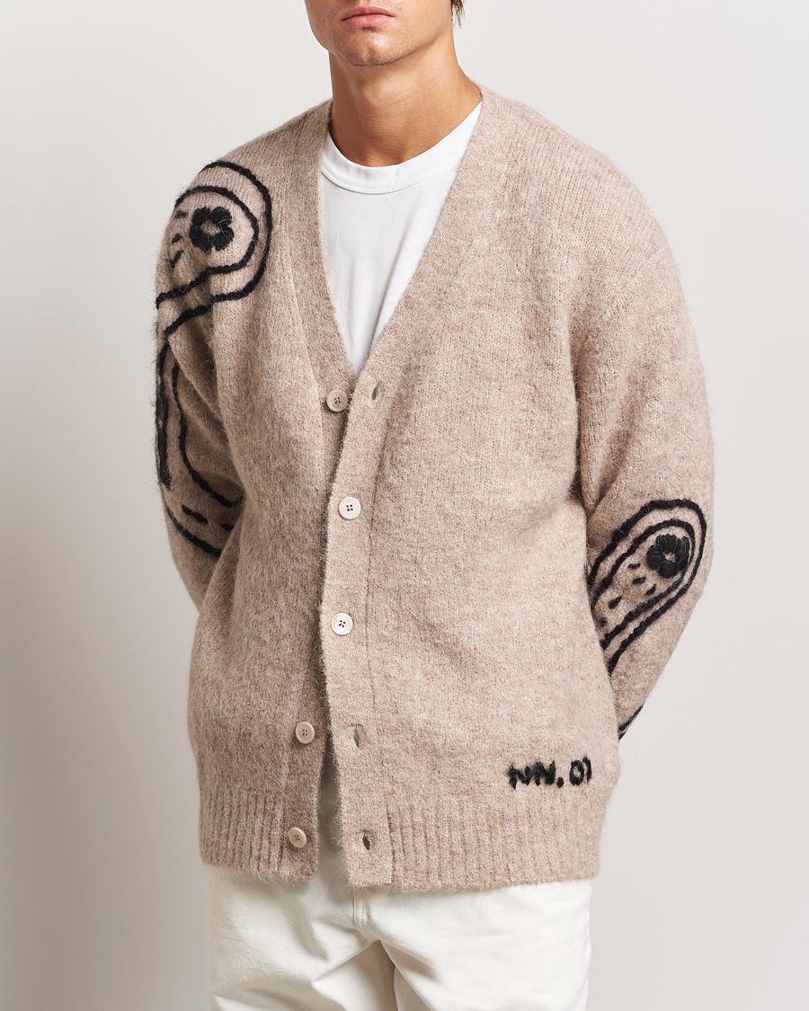 Herren |  | NN07 | Kyle Alpaca Wool Cardigan Greige