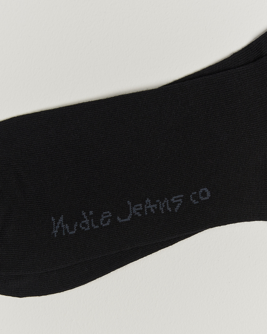 Herren | Socken | Nudie Jeans | Amundsson Tennis Socks Black/White