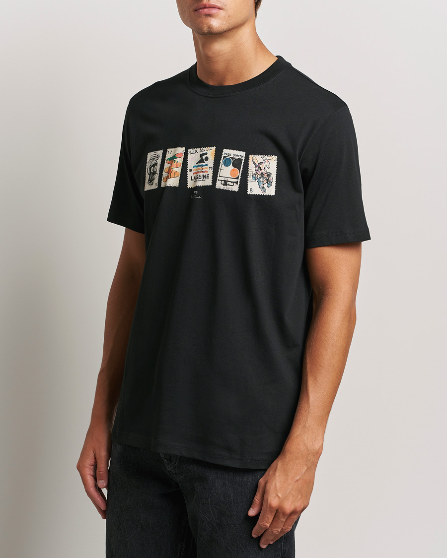 Herren |  | PS Paul Smith | Stamps Crew Neck T-Shirt Black