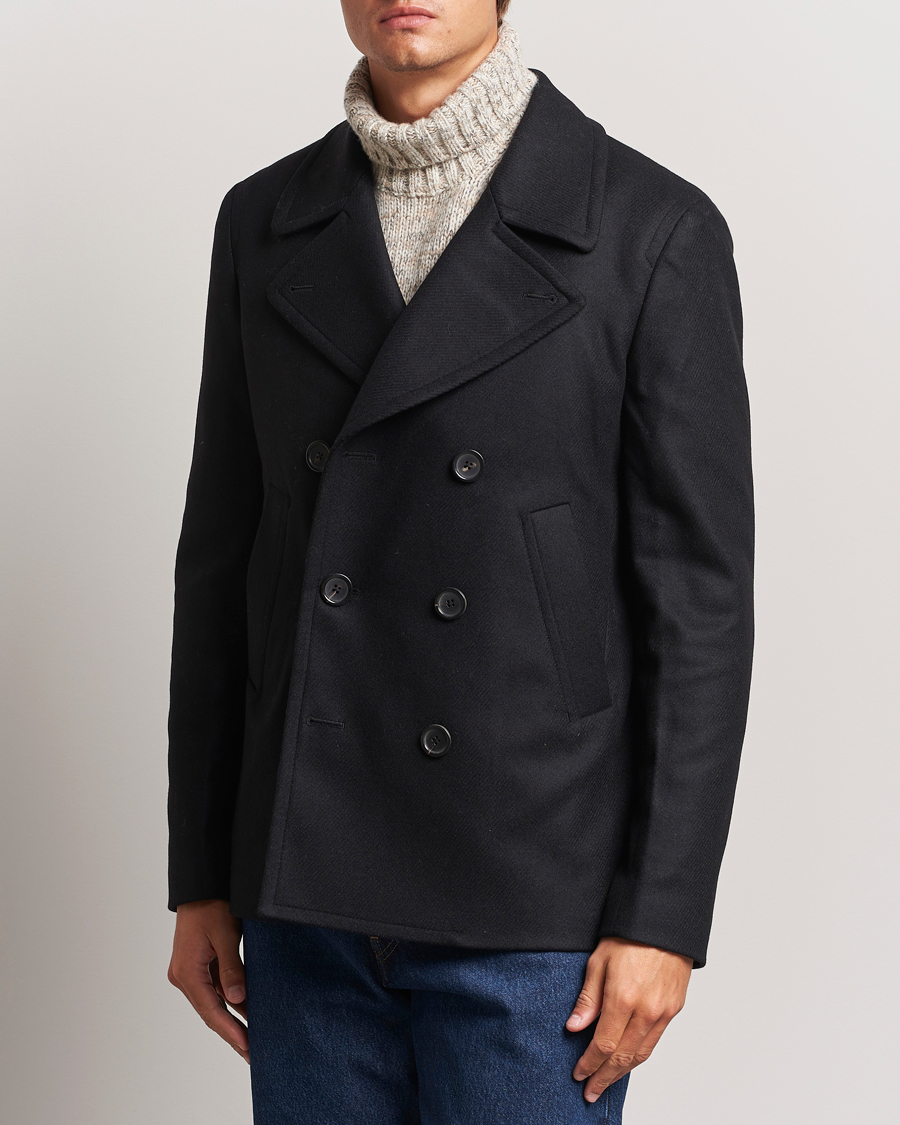 Herren | Zeitgemäße Jacken | PS Paul Smith | Wool Peacoat Black