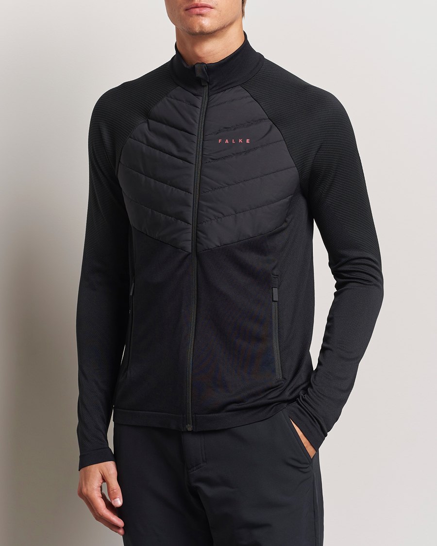 Herren | Full-zip | Falke Sport | Running Jacket Black