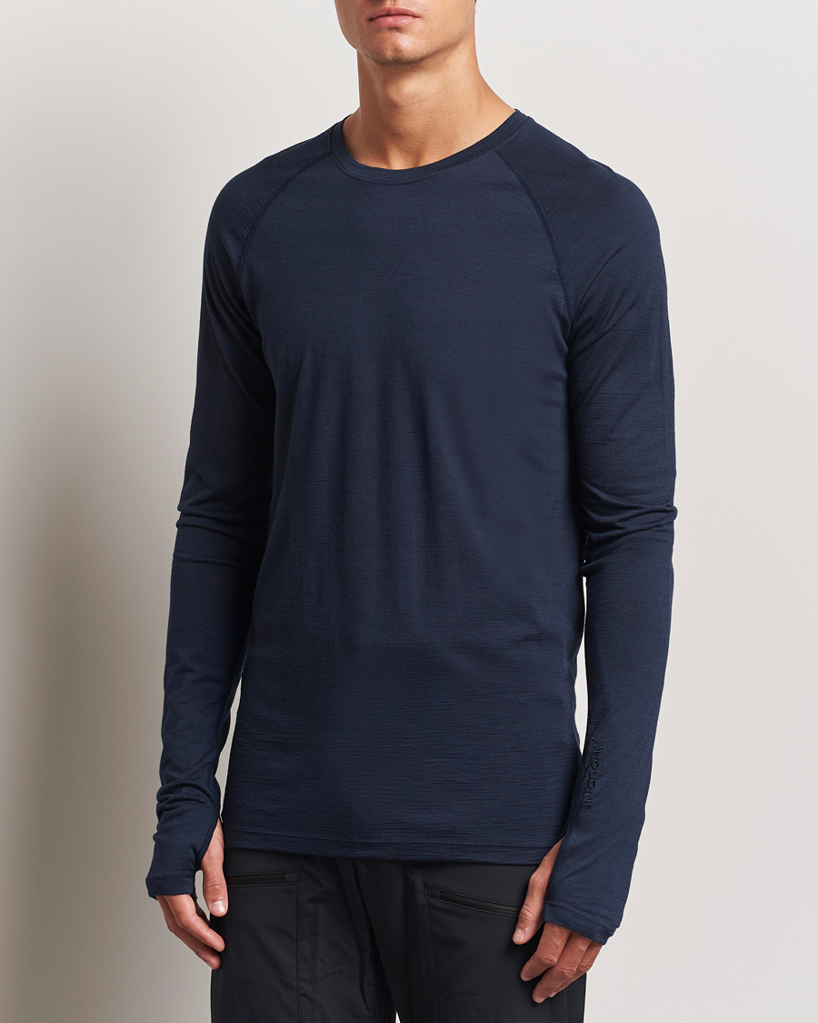 Herren |  | Houdini | Desoli Merino Light Crew Blue Illusion