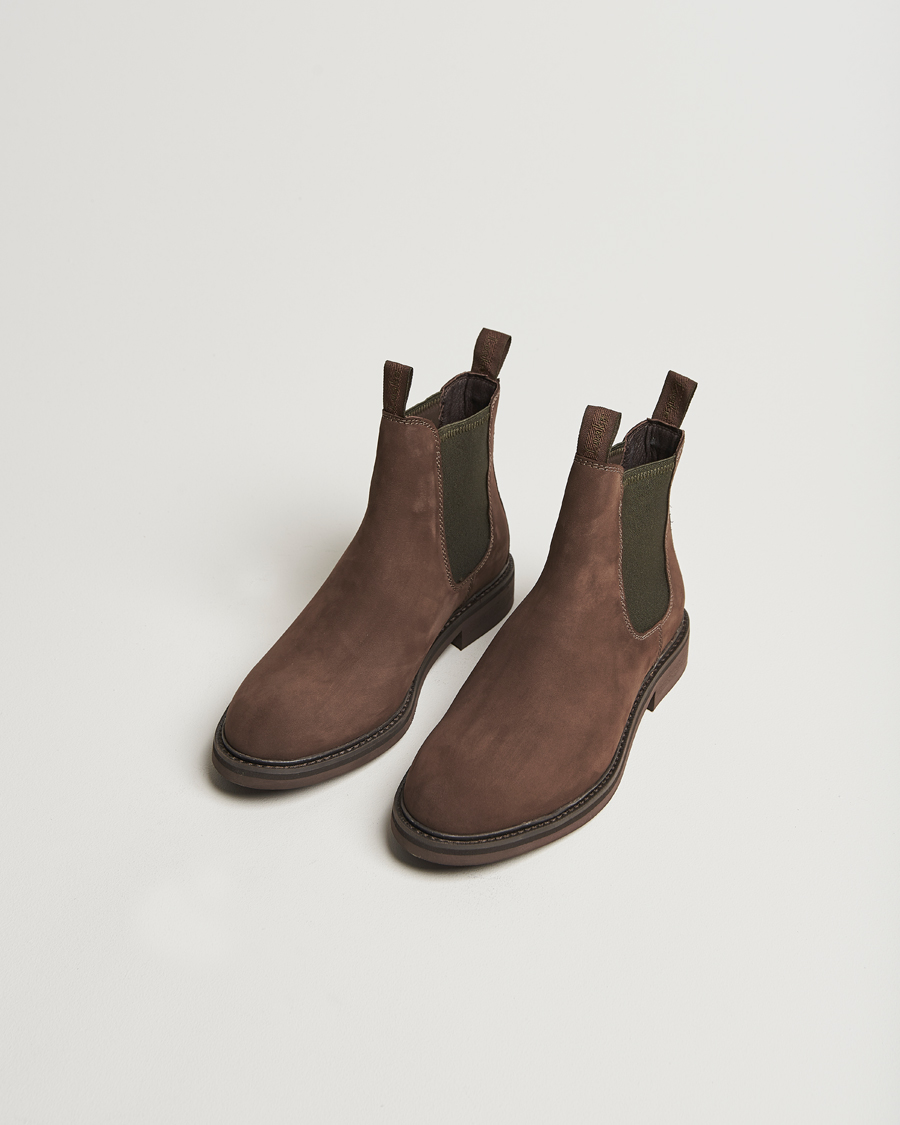 Herren |  | Loake 1880 | Ducksworth Waterproof Chelsea Boot Brown Nubuck