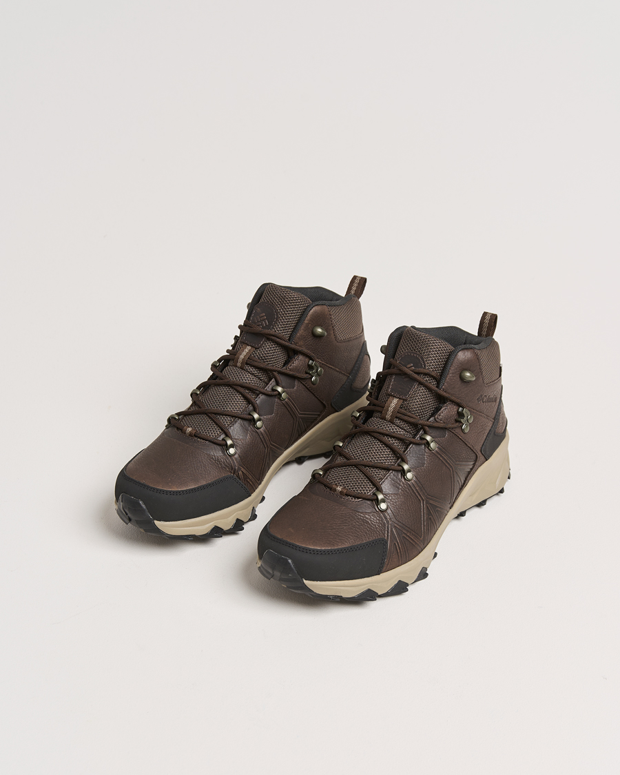 Herren | Hikingschuhe | Columbia | Peakfreak Mid Outdry Leather Sneaker Cordovan