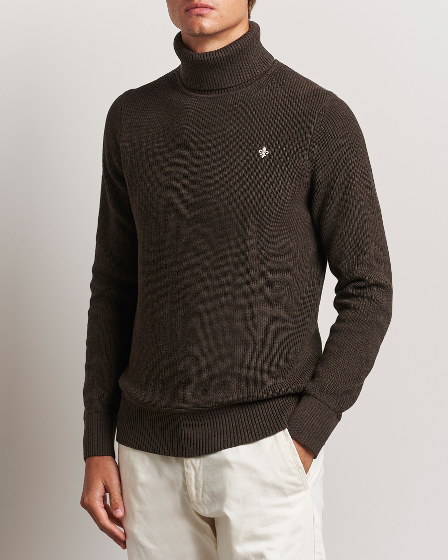 Herren | Kategorie | Morris | Bernard Cotton Rollneck Brown