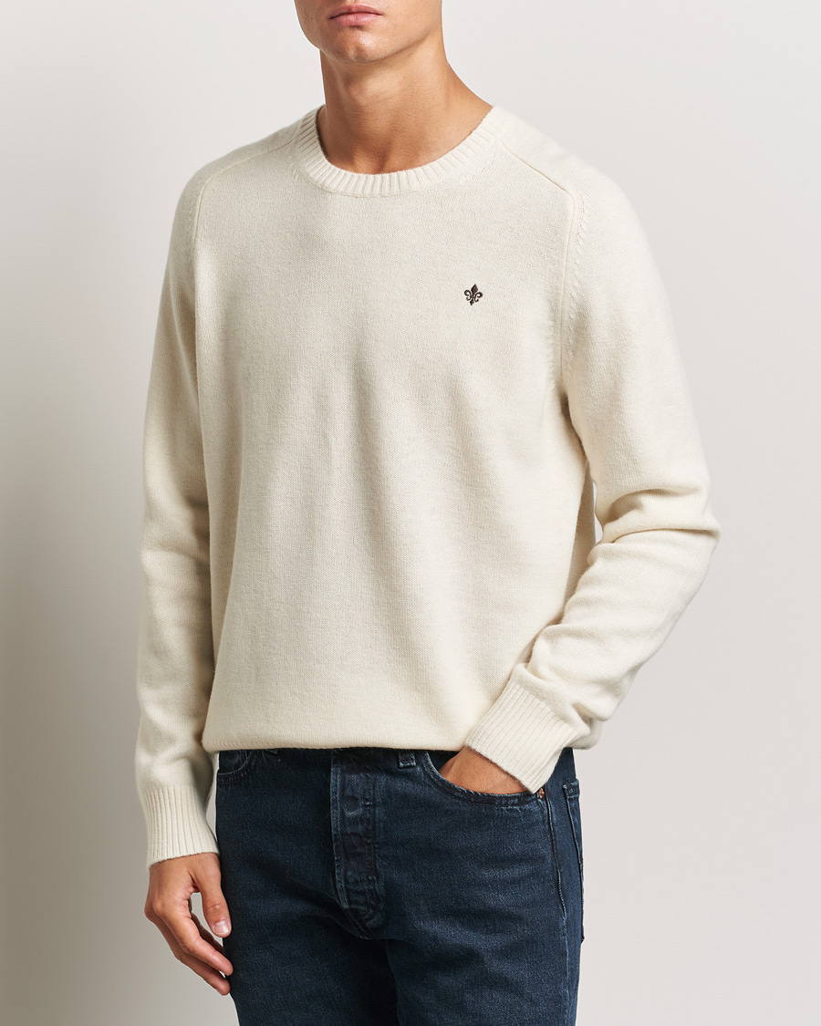 Herren | Kategorie | Morris | Hertford Merino Crew Neck Off White