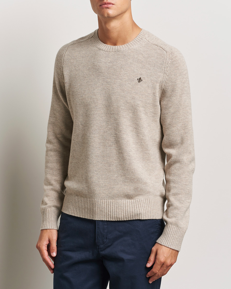 Herren | Kategorie | Morris | Hertford Merino Crew Neck Khaki