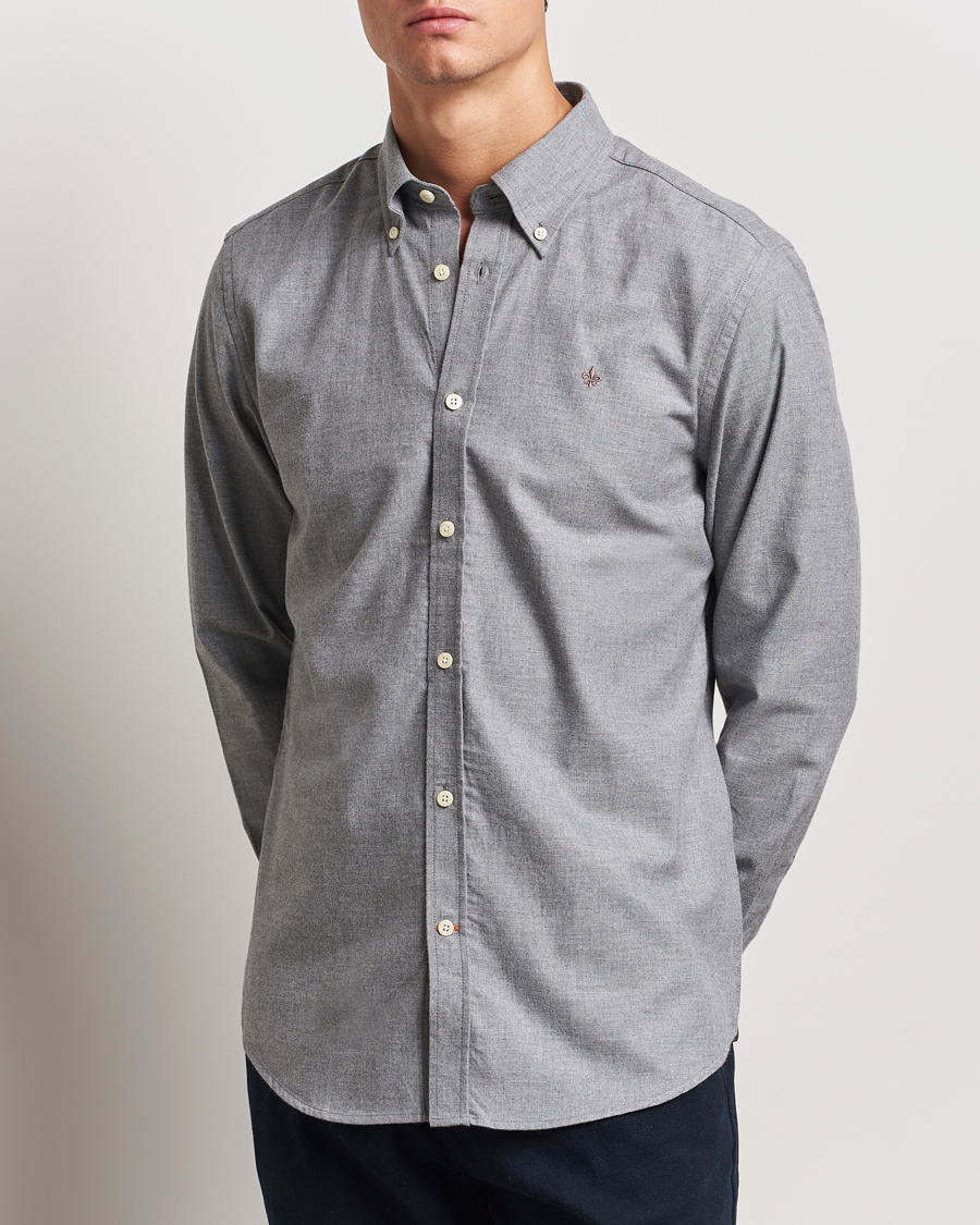 Herren |  | Morris | Watts Flannel Shirt Grey