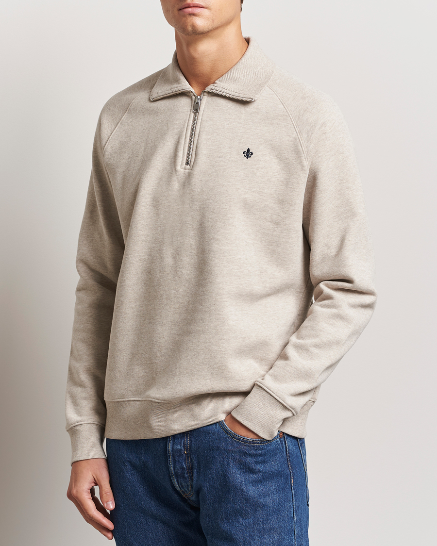 Herren |  | Morris | Maryon Half Zip Sweatshirt Khaki