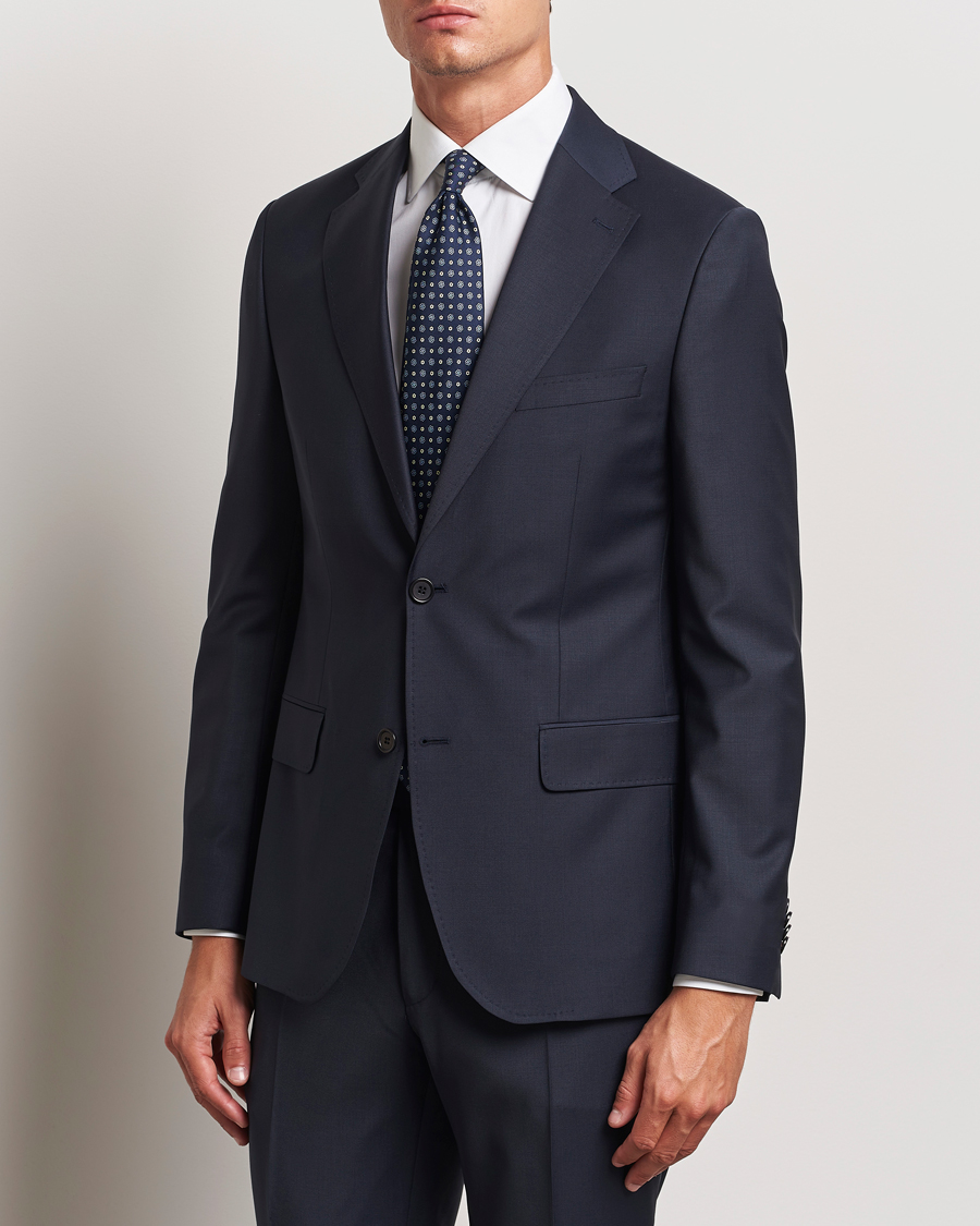 Herren |  | Morris Heritage | Morris Wool Suit Blazer Navy