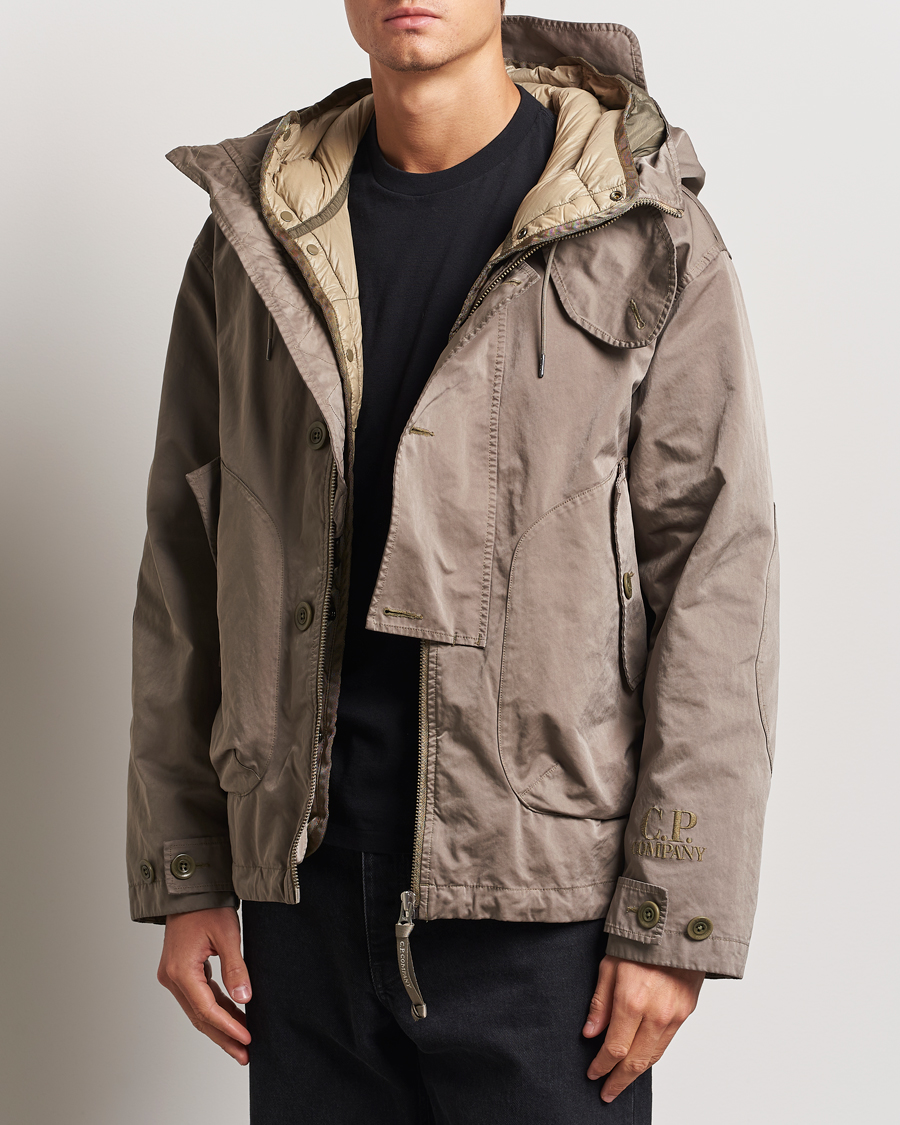 Herren |  | C.P. Company | Micro Kei Padded Jacket Dark Taupe