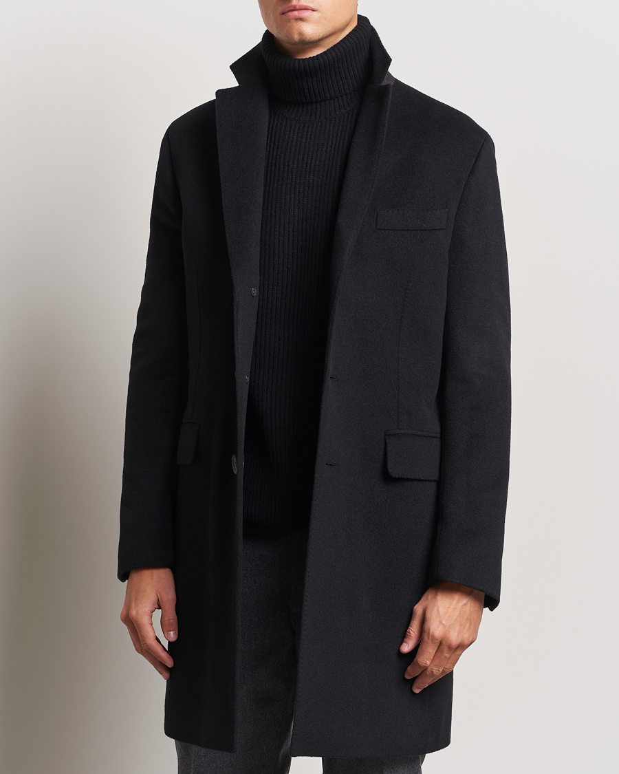 Herren |  | Oscar Jacobson | Syar Wool/Cashmere Coat Black