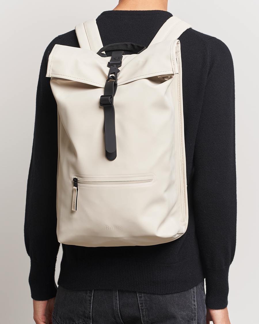 Herren |  | RAINS | Rolltop Rucksack Dune