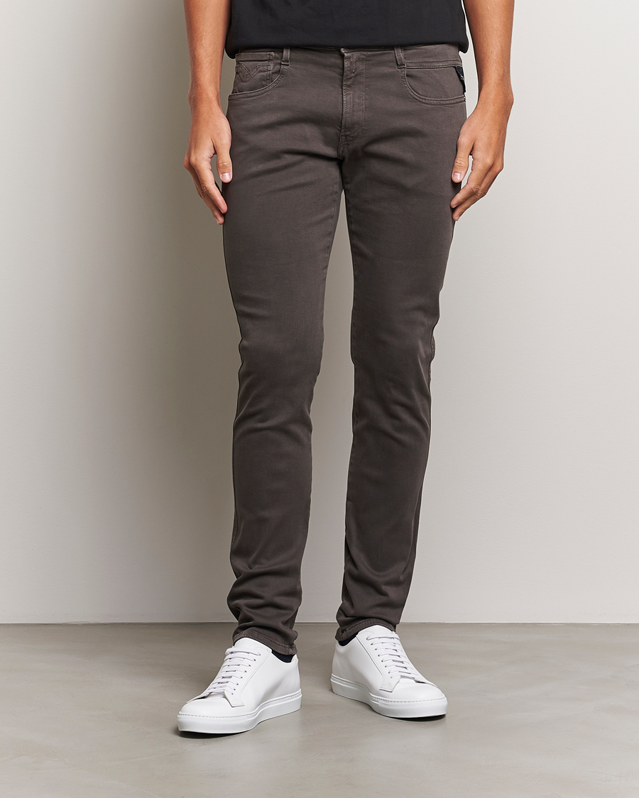 Herren | Kleidung | Replay | Anbass Hyperflex X.Lite 5-Pocket Pants Wood Grey