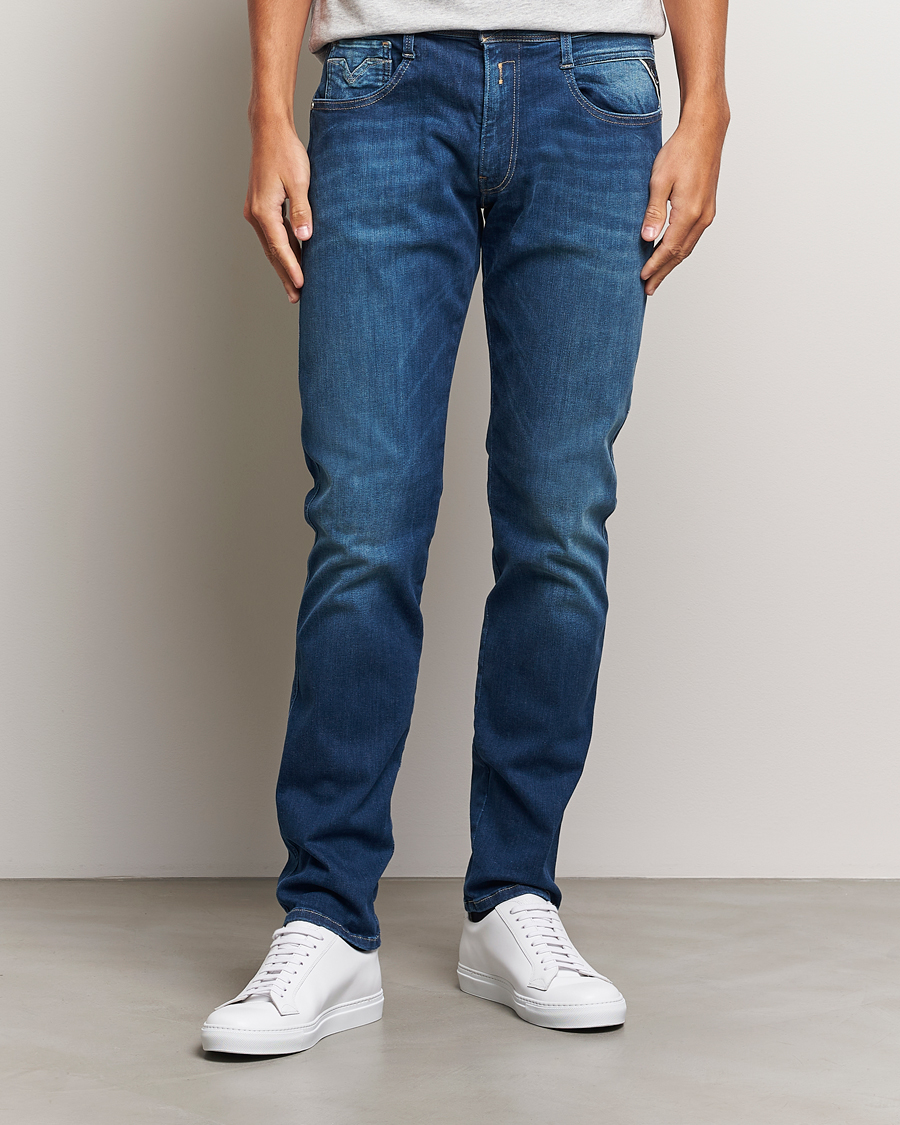Herren | Kleidung | Replay | Anbass Hyperflex Eco Plus Jeans Medium Blue