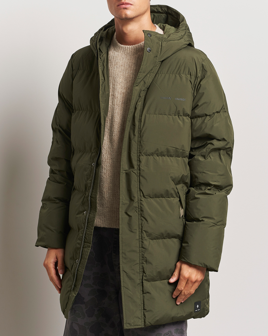 Herren | Minimalistische Jacken | Samsøe Samsøe | Dan Puffer Jacket Forest Night