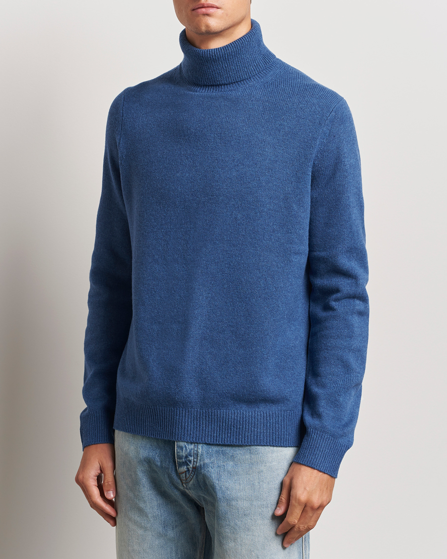 Herren |  | Samsøe Samsøe | Isak Knitted Turtleneck True Navy