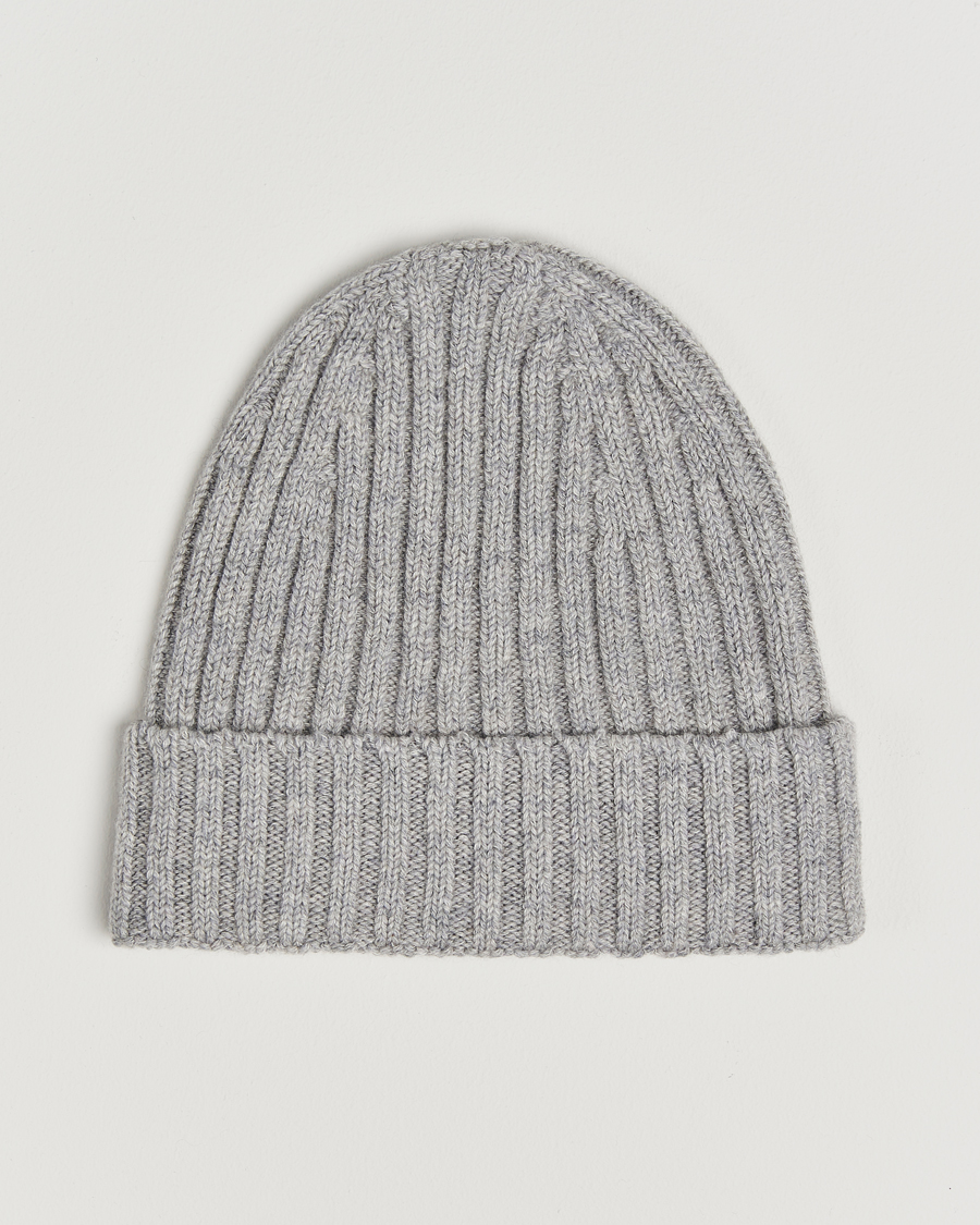 Herren | Mützen | Stenströms | Ribbed Cotton/Cashmere Hat Navy