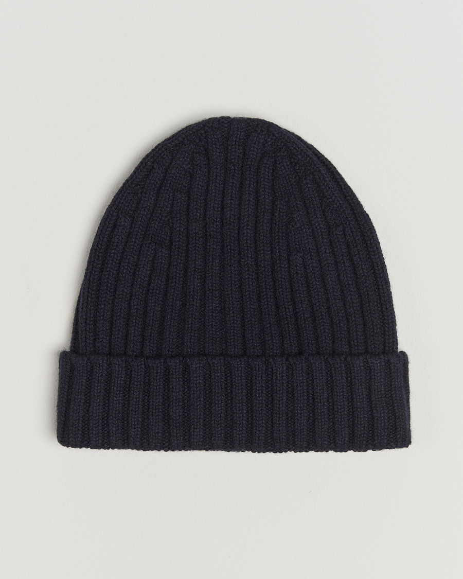 Herren | Mützen | Stenströms | Ribbed Cotton/Cashmere Hat Grey