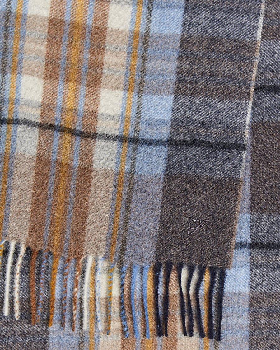 Herren |  | Stenströms | Wool/Cashmere Checked Scarf Multi