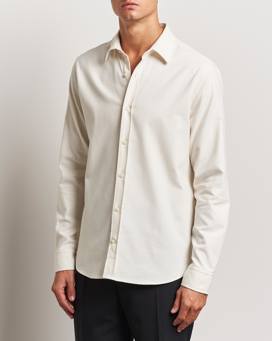 Herren |  | Tiger of Sweden | Benjamins Brushed Twill Shirt Seashell