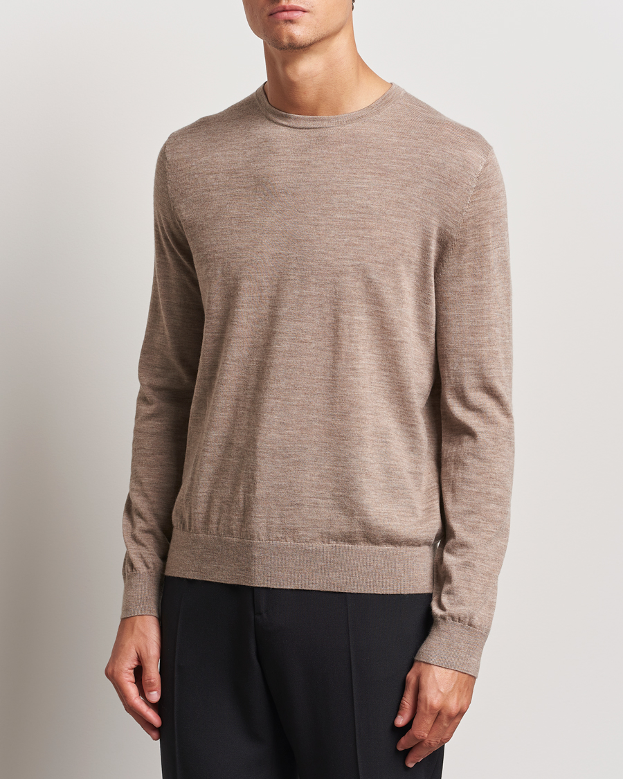 Herren |  | Tiger of Sweden | Connor Crew Neck Pullover Beige Melange