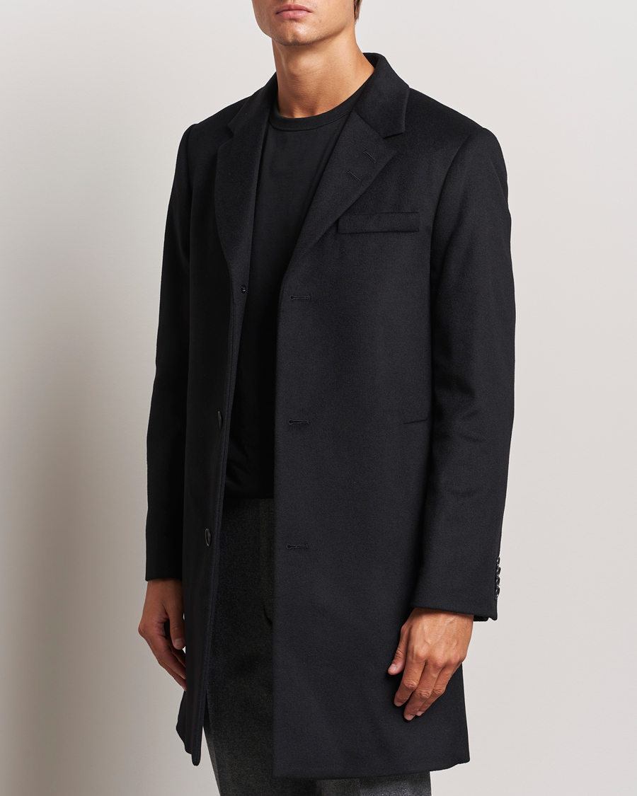 Herren | Business & Beyond - Formal | Tiger of Sweden | Finnan Wool/Cashmere Coat Black