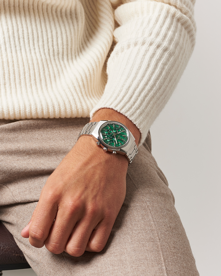 Herren |  | Timex | Q Falcon Eye Chronograph 40mm Green Dial