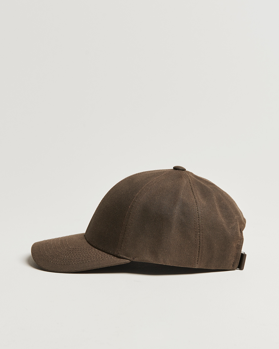 Herren |  | Varsity Headwear | Oilskin Baseball Cap Chestnut Brown